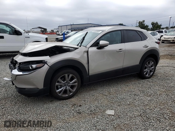 2023 Mazda CX-30 S Preferred with VIN 3MVDMBCM1PM562348, listed as a Copart auction lot 59383805 with 11,858 mi miles and Salvage title. Bid and sale history available at DreamBid. Image 1.