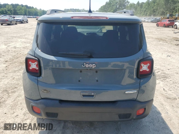 2018 Jeep Renegade Latitude with VIN ZACCJABB9JPJ37963, listed as a Copart auction lot 57336675 with 212,668 mi miles and Clean title. Bid and sale history available at DreamBid. Image 6.