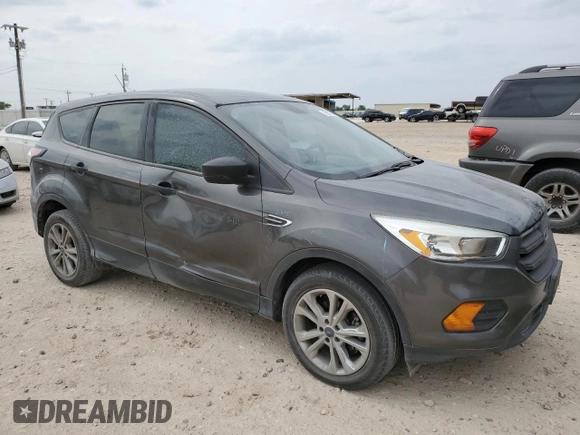 2017 Ford Escape S with VIN 1FMCU0F73HUB79818, listed as a Copart auction lot 53877285 with 108,029 mi miles and Salvage title. Bid and sale history available at DreamBid. Image 4.