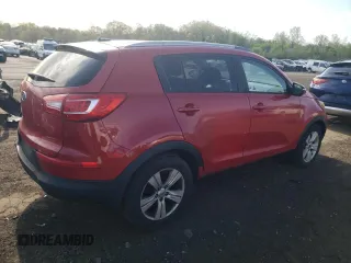 2012 Kia Sportage LX with VIN KNDPBCA27C7292087, listed as a Copart auction lot 55181725 with 152,002 mi miles and Clean Title. Bid and sale history available at DreamBid. Image 3.