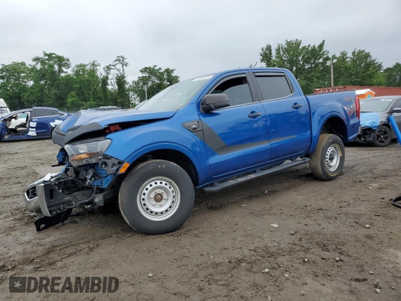 2020 Ford Ranger XL with VIN 1FTER4FH2LLA72904, listed as a Copart auction lot 61062265 with 39,262 mi miles and Salvage title. Bid and sale history available at DreamBid. Image 1.