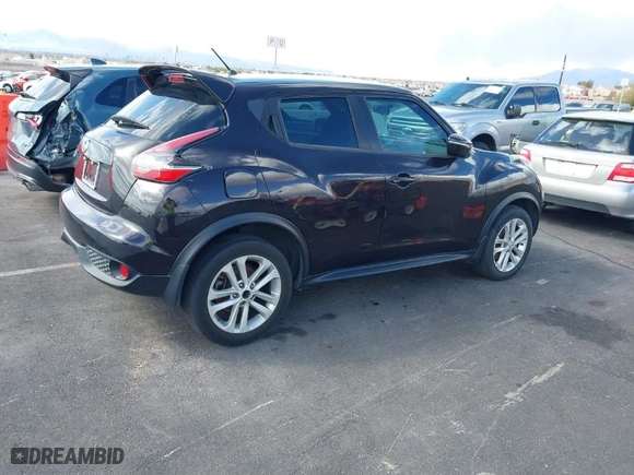 2016 Nissan Juke S with VIN JN8AF5MR5GT603127, listed as a IAAI auction lot 41753433 with 113,889 mi miles. Bid and sale history available at carsss.com. Image 4.