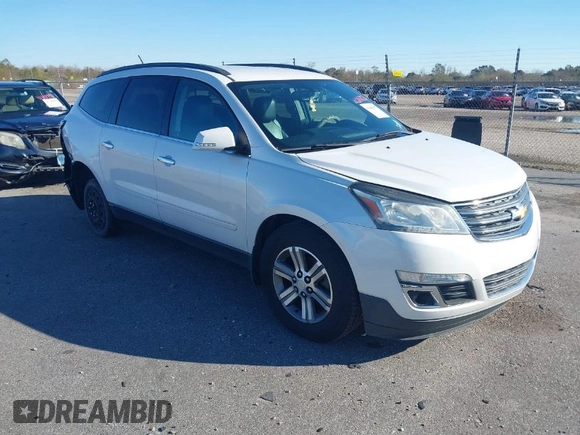 2016 Chevrolet Traverse LT z VIN 1GNKRHKD0GJ271990, wystawiony jako IAAI lot #41286827 z przebiegiem 115 216 mil mil oraz . Historia ofert i sprzedaży dostępna na DreamBid. Obrazek 1.