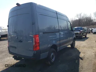 2021 Mercedes-Benz Sprinter with VIN W1Y4EBVY4MT082599, listed as a Copart auction lot 44882634 with 22,930 mi miles and . Bid and sale history available at DreamBid. Image 3.