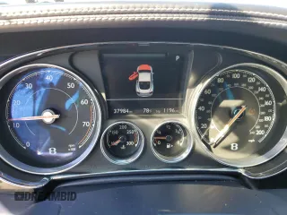 2016 Bentley Continental GT with VIN SCBFT7ZA6GC053724, listed as a Copart auction lot 77163994 with 37,984 mi miles and Salvage Title. Bid and sale history available at DreamBid. Image 9.