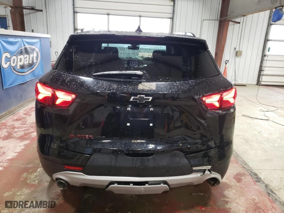 2022 Chevrolet Blazer LT with VIN 3GNKBHR42NS202787, listed as a Copart auction lot 46124515 with 64,798 mi miles and Salvage Title. Bid and sale history available at carsss.com. Image 6.