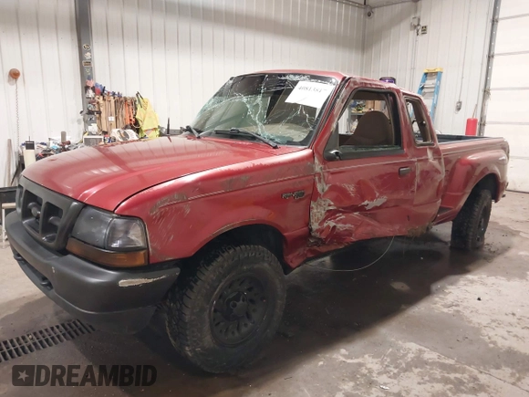 1999 Ford Ranger XL with VIN 1FTZR15V0XPA77315, listed as a IAAI auction lot 40813817 with 189,315 mi miles. Bid and sale history available at carsss.com. Image 6.