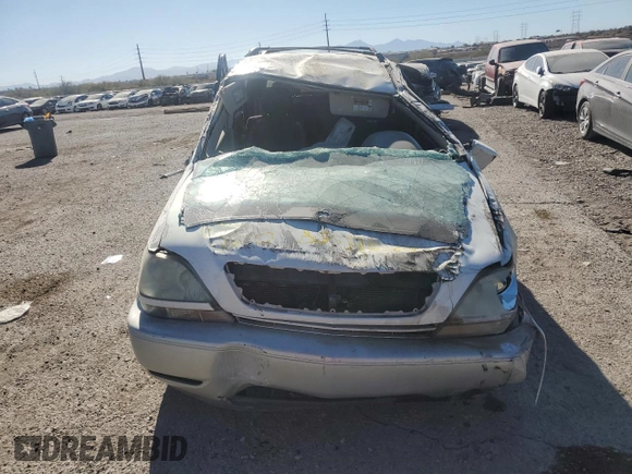 2001 Lexus RX 300 with VIN JTJGF10UX10083652, listed as a Copart auction lot 83531204 with 0 mi miles and Salvage Title. Bid and sale history available at carsss.com. Image 5.