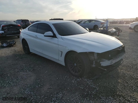 2015 BMW 4 Series 428i with VIN WBA3N7C54FK224395, listed as a Copart auction lot 45746095 with 85,646 mi miles and Salvage Title. Bid and sale history available at carsss.com. Image 4.