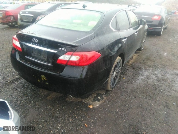 2012 Infiniti M37 with VIN JN1BY1AR5CM396270, listed as a IAAI auction lot 40361849 with 48,995 mi miles. Bid and sale history available at carsss.com. Image 4.