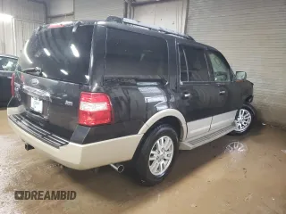 2010 Ford Expedition Eddie Bauer with VIN 1FMJU1J55AEB59198, listed as a Copart auction lot 52499065 with 130,865 mi miles and Salvage title. Bid and sale history available at DreamBid. Image 3.