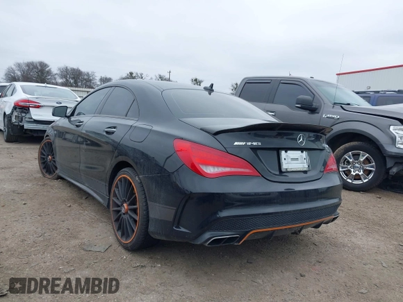 2016 Mercedes-Benz CLA 45 AMG with VIN WDDSJ5CB1GN338316, listed as a IAAI auction lot 41583580 with 69,855 mi miles and . Bid and sale history available at DreamBid. Image 3.