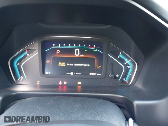 2020 Honda Odyssey Elite with VIN 5FNRL6H91LB030294, listed as a IAAI auction lot 41608291 with 74,477 mi miles and . Bid and sale history available at DreamBid. Image 7.