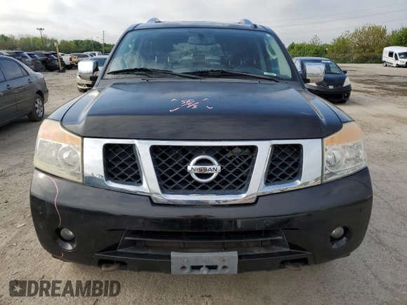 2010 Nissan Armada Titanium z VIN 5N1AA0NC0AN616883, wystawiony jako Copart lot #55729375 z przebiegiem 199 421 mil mil oraz Szkoda całkowita • Salvage title. Historia ofert i sprzedaży dostępna na DreamBid. Obrazek 5.