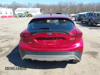 2017 Infiniti QX30 Luxury with VIN SJKCH5CR2HA021321, listed as a IAAI auction lot 41729337 with 55,486 mi miles. Bid and sale history available at carsss.com. Image 17.