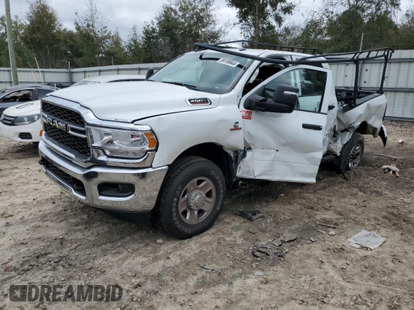 2024 Ram 2500 Tradesman with VIN 3C6UR5CLXRG194675, listed as a Copart auction lot 86159644 with 5,922 mi miles and Salvage Title. Bid and sale history available at carsss.com. Image 1.