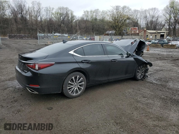 2021 Lexus ES 350 with VIN 58ADZ1B16MU087070, listed as a Copart auction lot 51816745 with 60,693 mi miles and Salvage Title. Bid and sale history available at DreamBid. Image 3.