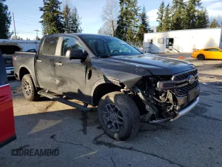 2024 Ford Ranger XLT with VIN 1FTER4HH2RLE26605, listed as a Copart auction lot 87441114 with 6,731 mi miles and Salvage Title. Bid and sale history available at carsss.com. Image 4.