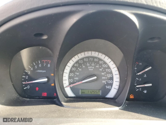 2007 Kia Spectra EX with VIN KNAFE121075393337, listed as a Copart auction lot 71404134 with 112,552 mi miles and Non Repairable. Bid and sale history available at carsss.com. Image 9.