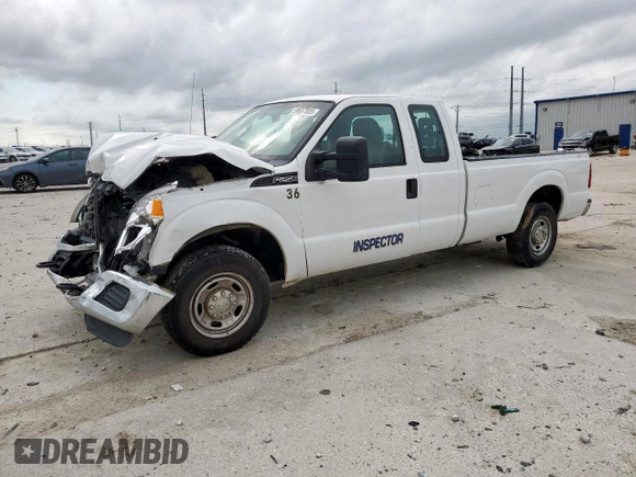 2012 Ford F-250 XL with VIN 1FT7X2A67CEC45538, listed as a Copart auction lot 59697855 with 218,145 mi miles and Salvage title. Bid and sale history available at DreamBid. Image 1.