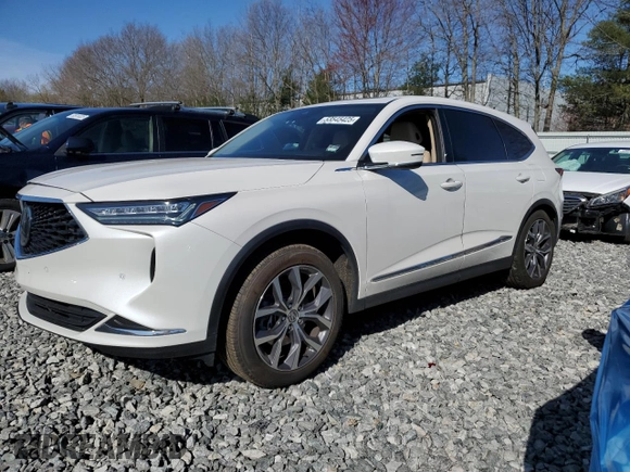 2023 Acura MDX Technology with VIN 5J8YE1H45PL009787, listed as a Copart auction lot 53545425 with 26,815 mi miles and Salvage title. Bid and sale history available at DreamBid. Image 1.