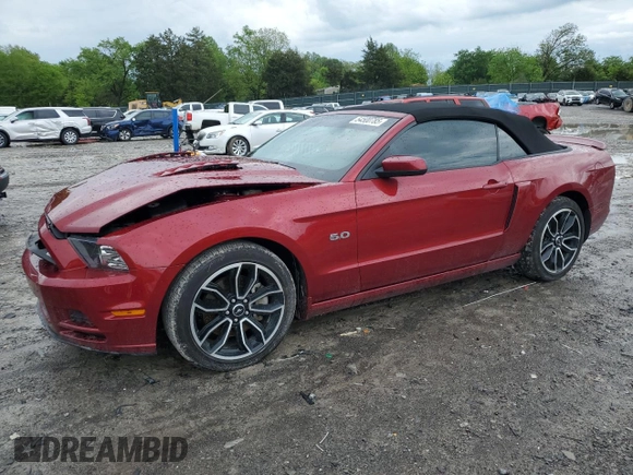 2014 Ford Mustang GT with VIN 1ZVBP8FF4E5255787, listed as a Copart auction lot 54500785 with 67,702 mi miles and Salvage title. Bid and sale history available at DreamBid. Image 1.