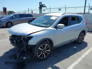 2019 Nissan Rogue SV with VIN 5N1AT2MT1KC788635, listed as a IAAI auction lot 42094964 with 50,431 mi miles and . Bid and sale history available at DreamBid. Image 18.