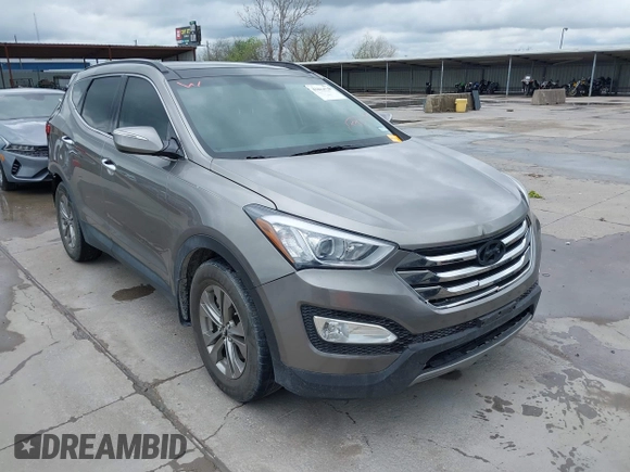 2014 Hyundai Santa Fe with VIN 5XYZU3LB2EG155127, listed as a IAAI auction lot 41864518 with Not provided miles and . Bid and sale history available at DreamBid. Image 1.