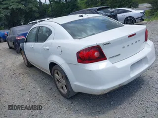 2013 Dodge Avenger SXT with VIN 1C3CDZCB1DN708483, listed as a IAAI auction lot 42702833 with 185,681 mi miles and . Bid and sale history available at DreamBid. Image 3.
