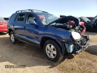 2006 Hyundai Santa Fe GLS with VIN KM8SC73D36U101439, listed as a Copart auction lot 70234054 with 0 mi miles and Salvage Title. Bid and sale history available at carsss.com. Image 4.