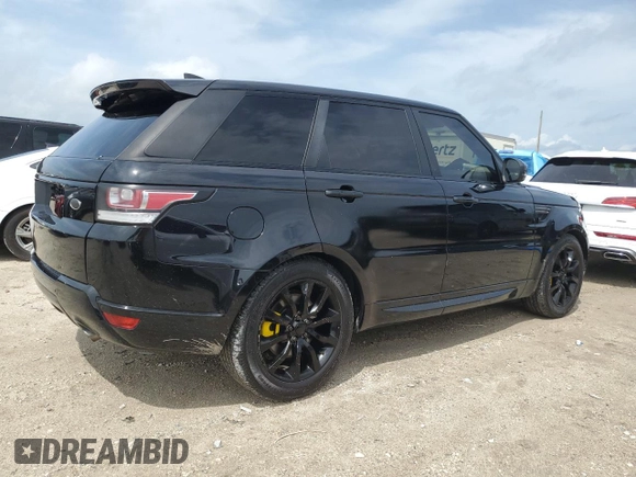 2017 Land Rover Range Rover Sport SE with VIN SALWG2FK7HA126929, listed as a Copart auction lot 73483344 with 137,481 mi miles and Clean Title. Bid and sale history available at carsss.com. Image 3.