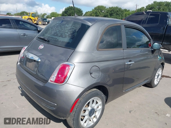 2013 FIAT 500 Pop with VIN 3C3CFFAR5DT561335, listed as a IAAI auction lot 42600147 with 57,506 mi miles and . Bid and sale history available at DreamBid. Image 4.