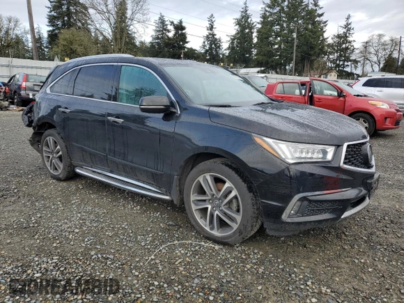 2018 Acura MDX Advance with VIN 5J8YD4H85JL002322, listed as a Copart auction lot 50735935 with 78,538 mi miles and Salvage Title. Bid and sale history available at carsss.com. Image 4.