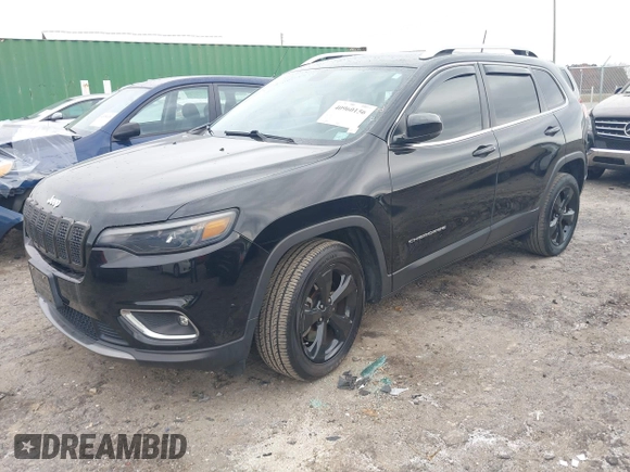 2019 Jeep Cherokee Limited with VIN 1C4PJLDB9KD129214, listed as a IAAI auction lot 40960156 with 55,083 mi miles and . Bid and sale history available at DreamBid. Image 17.