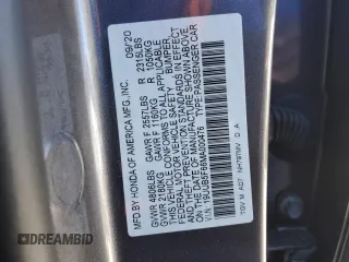 2021 Acura TLX w/Advance Package with VIN 19UUB5F66MA000476, listed as a Copart auction lot 42602525 with 0 mi miles and Salvage Title. Bid and sale history available at carsss.com. Image 12.