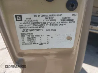 2005 Chevrolet Silverado 1500 Work Truck с VIN 1GCEC19X45Z220571, выставлен на аукционе IAAI как лот 42010514 с пробегом 192 394 миль миль и . История ставок и продаж доступна на DreamBid. Изображение 9.