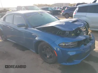 2021 Dodge Charger Scat Pack with VIN 2C3CDXGJ4MH672139, listed as a IAAI auction lot 41375677 with 38,060 mi miles and . Bid and sale history available at DreamBid. Image 1.