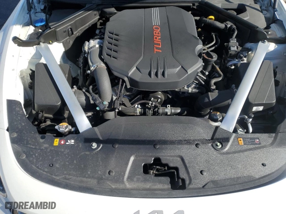 2022 Kia Stinger GT1 with VIN KNAE45LC8N6103603, listed as a Copart auction lot 82233284 with 18,372 mi miles and Salvage Title. Bid and sale history available at carsss.com. Image 11.