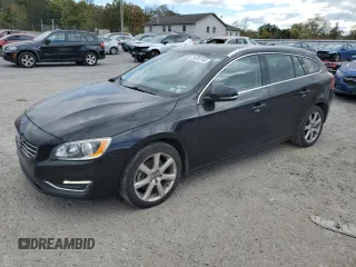 2016 Volvo V60 T5 Drive-E Premier with VIN YV140MEK7G1317520, listed as a Copart auction lot 75493744 with 102,979 mi miles and Salvage Title. Bid and sale history available at carsss.com. Image 1.