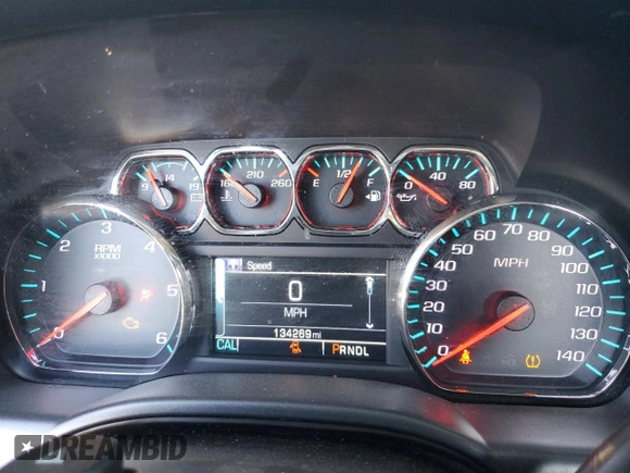 2017 Chevrolet Silverado 1500 LT with VIN 1GCRCREH0HZ262089, listed as a Copart auction lot 83915324 with 134,269 mi miles and Salvage Title. Bid and sale history available at DreamBid. Image 9.