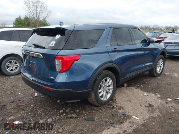 2020 Ford Explorer with VIN 1FMSK8BH8LGC23575, listed as a IAAI auction lot 41944018 with 107,427 mi miles. Bid and sale history available at carsss.com. Image 4.