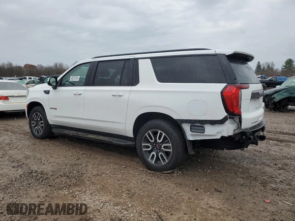 2024 GMC Yukon XL AT4 with VIN 1GKS2HKD7RR142067, listed as a Copart auction lot 80319754 with 9,348 mi miles and Salvage Title. Bid and sale history available at carsss.com. Image 2.