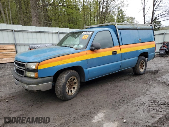 2006 Chevrolet Silverado 1500 Work Truck with VIN 1GCEC14X56Z287706, listed as a Copart auction lot 56280385 with Not Provided miles and Clean Title. Bid and sale history available at DreamBid. Image 1.