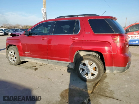 2014 GMC Terrain SLE with VIN 2GKFLRE37E6251657, listed as a Copart auction lot 45331555 with 129,781 mi miles and Salvage title. Bid and sale history available at DreamBid. Image 2.