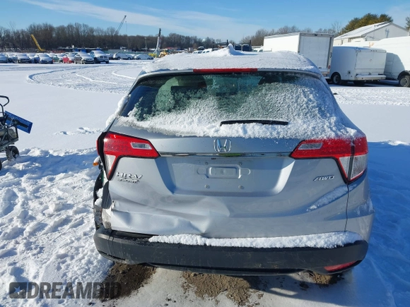 2022 Honda HR-V LX with VIN 3CZRU6H38NM769843, listed as a IAAI auction lot 41377598 with 29,794 mi miles. Bid and sale history available at carsss.com. Image 15.