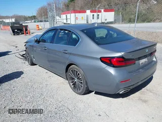 2023 BMW 5 Series 540i xDrive with VIN WBA73BJ02PWY28314, listed as a IAAI auction lot 41822010 with 15,207 mi miles and . Bid and sale history available at carsss.com. Image 3.