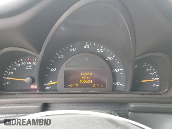 2003 Mercedes-Benz C 230 Kompressor with VIN WDBRN40J73A463100, listed as a Copart auction lot 52649185 with 150,604 mi miles and Clean title. Bid and sale history available at DreamBid. Image 9.