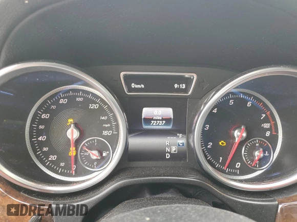 2019 Mercedes-Benz GLS 450 with VIN 4JGDF6EE2KB184299, listed as a Copart auction lot 52910754 with 72,737 mi miles and Salvage Title. Bid and sale history available at DreamBid. Image 9.