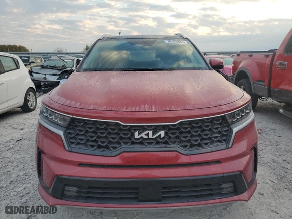 2022 Kia Sorento Hybrid EX with VIN KNDRHDLG2N5093565, listed as a Copart auction lot 76468354 with 58,227 mi miles and Salvage Title. Bid and sale history available at carsss.com. Image 5.