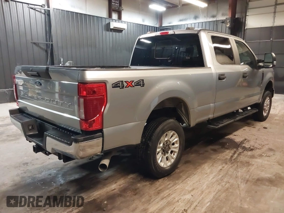 2020 Ford F-250 XL with VIN 1FT7W2BNXLEC08671, listed as a IAAI auction lot 42534955 with 19,488 mi miles and . Bid and sale history available at DreamBid. Image 4.